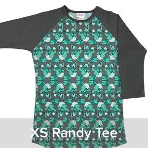 Lularoe Disney Randy Tee Donald Duck Print - Size XS